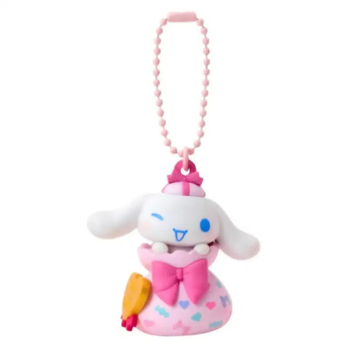 [BUNJANG] Sanrio 55th Anniversary Wrapping Paper Cinnamoroll Keychain Figure / 산리오 55주년 랩핑페이퍼 피규어 시나모롤 키링