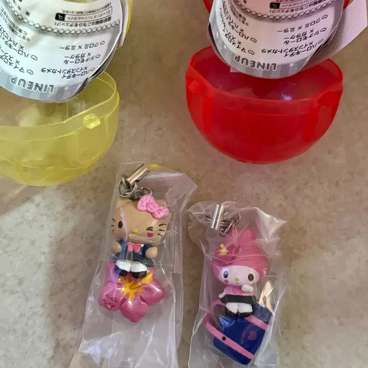 [BUNJANG] Sanrio Heisei Gyaru Mini Charm Gacha Bundle / 산리오 헤이세이 갸루 미니 참 가챠 키티 마멜 일괄
