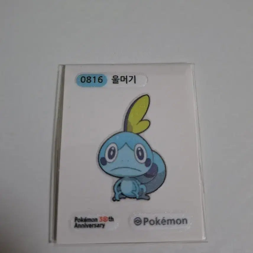 [BUNJANG] Pokemon 30th Anniversary "Ulmogi" (Squit) Sticker / 포켓몬 2026 시즌5 띠부씰 0816 울머기