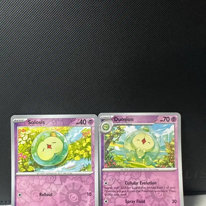 [BUNJANG] Pokemon TCG North America Black Bolt Unown &amp; Duosion Reverse Holo Set / 포켓몬카드 북미 Black Bolt 유니란&amp;듀란 리버스홀로 세트 [BLK EN, 037/086&amp;038/086]