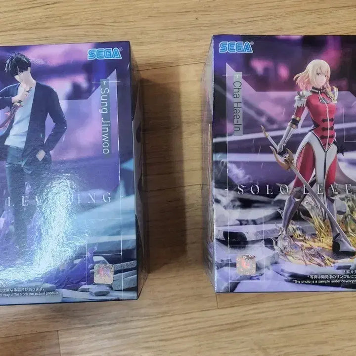 [BUNJANG] Sega Solo Leveling Sung Jinwoo &amp; Cha Haein Figure Set / 세가 솔로 레벨링 피규어 성진우/차해인