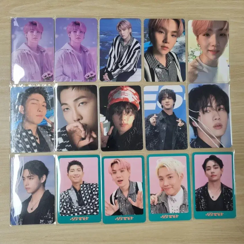 [BUNJANG] BTS Bundle Set Photocard / 방탄소년단 BTS 포토카드 15장 일괄 판매
