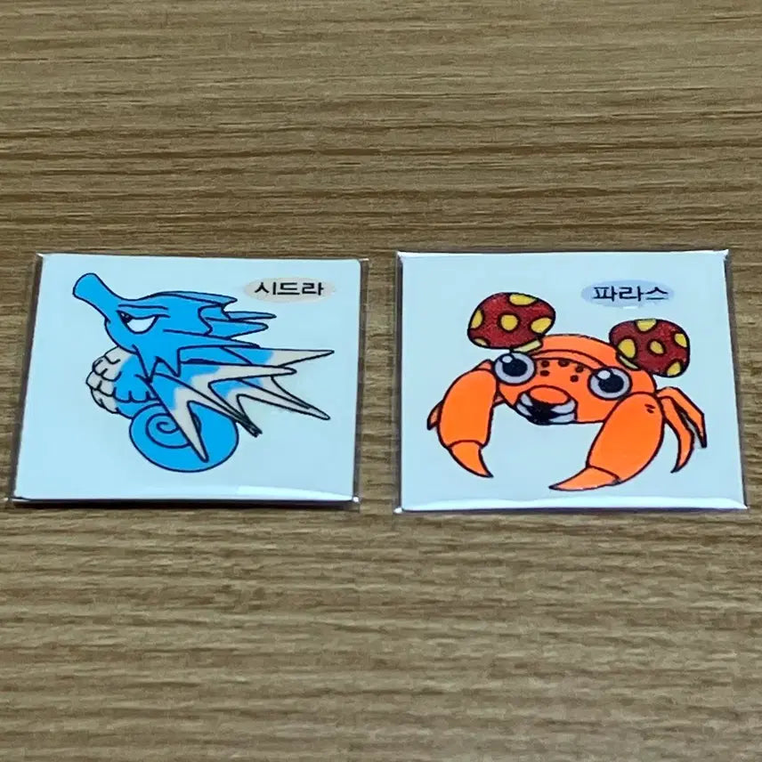 [BUNJANG] 1999 Pokemon Stickers (Unpeeled) - Various Characters / 99년(구버전) 포켓몬(안뗀씰)