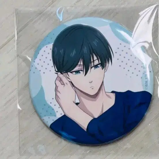[BUNJANG] Blue Lock "Playing With Cats" Can Badge - Rin Itoshi / 블루록 고양이와 놀기 캔뱃지 이토시 린