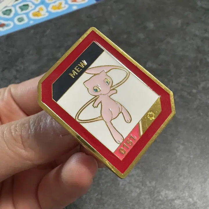 [BUNJANG] Pokemon Mew Badge Isak Toast Badge / 포켓몬스터 뮤 뱃지 이삭토스트 뱃지