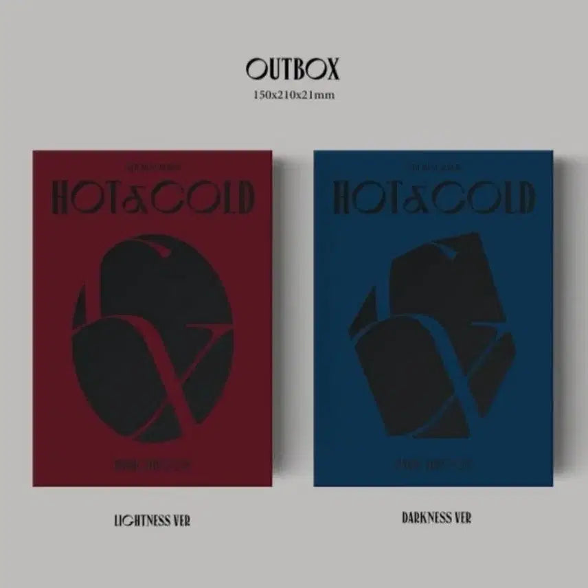 [BUNJANG] Park Jihoon HOT &amp; COLD 2 Ver. Bundle Set (Red/Navy) - Limited Edition Pre-order Benefit Photocards &amp; Poster / 새상품) 박지훈 앨범 핫앤콜드 hot &amp; cold 2종 세트 초도한정 특전 미공포 미공개 포카 초도한정 특전 포스터