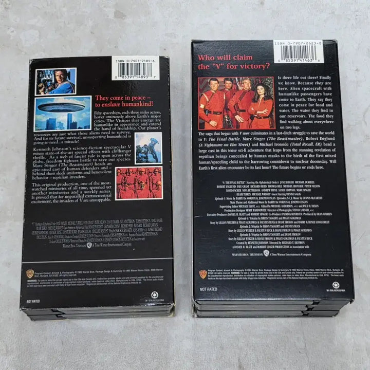 [BUNJANG] V Mini-Series &amp; Final Battle VHS Tape Set / 미드 브이 V 미니시리즈 &amp; 파이널 배틀 비디오테이프