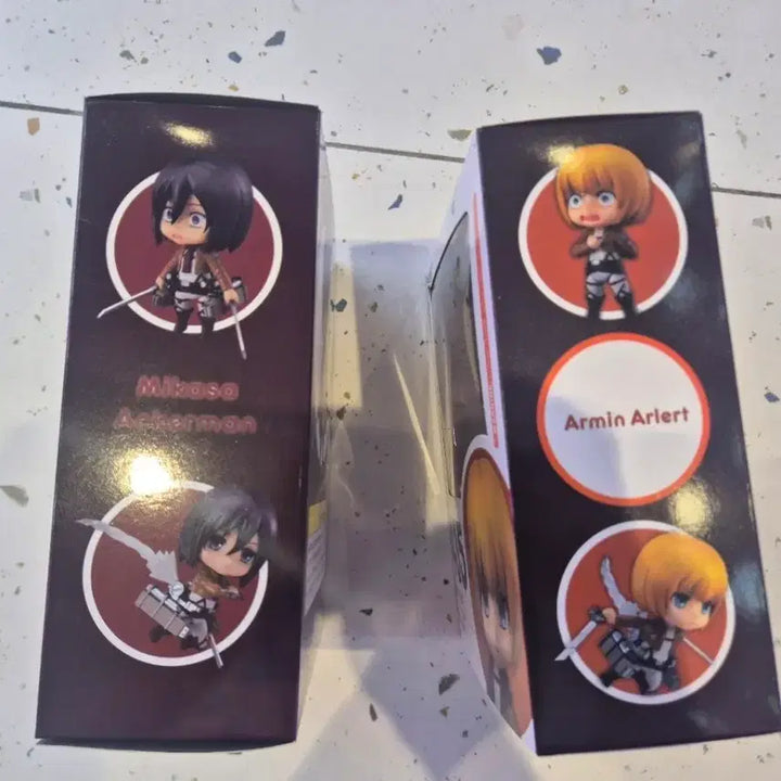 [BUNJANG] Attack on Titan Mikasa Ackerman / Armin Arlert Figure (Unsealed) / [단순개봉] 진격의 거인 피규어 미카사 아커만/아르민 알레르트