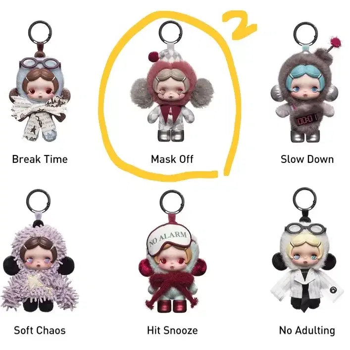 [BUNJANG] Skullpanda Off Mode Mask Off Sealed Collectible / 스컬판다 오프 모드/off mode Mask Off 정품/미개봉