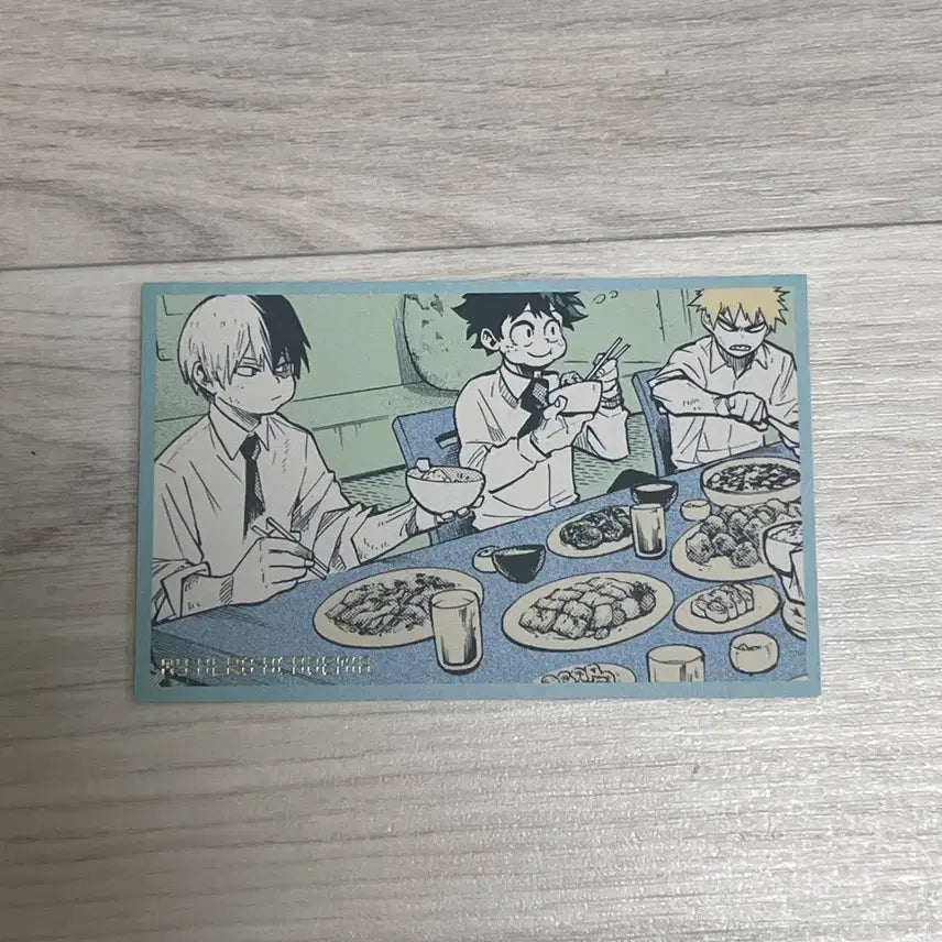 [BUNJANG] My Hero Academia Art Exhibition Memorial Card Set - Bakugo, Todoroki, Midoriya (Traffic Light) / 히로아카 원화전 메모리얼 카드 바쿠고 쇼토 미도리야 신호등