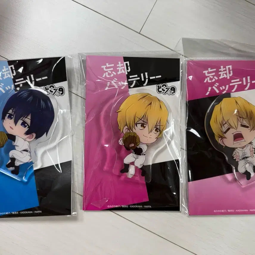 [BUNJANG] Haruka, Kei, Jiji Standing Figure Bundle Set / 망각배터리 하루카 , 케이 , 지장 자립스탠드 일괄