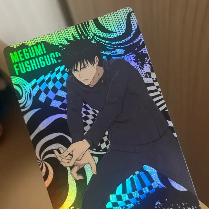 [BUNJANG] Jujutsu Kaisen Megumi Fushiguro Hologram Card / 주술회전 메구미 후시구로 홀로그램 카드