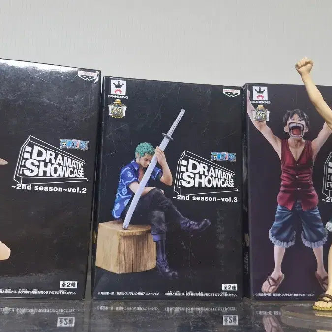[BUNJANG] One Piece Dramatic Showcase Figure Aaron Park Nami Set Bundle / 원피스 드라마틱쇼케이스 피규어 아론파크 나미편 3종 일괄판매 합니다