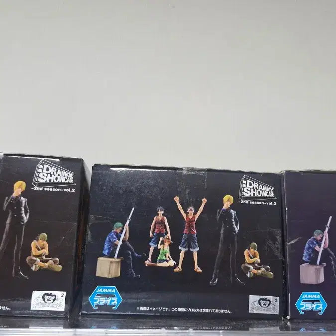 [BUNJANG] One Piece Dramatic Showcase Figure Aaron Park Nami Set Bundle / 원피스 드라마틱쇼케이스 피규어 아론파크 나미편 3종 일괄판매 합니다