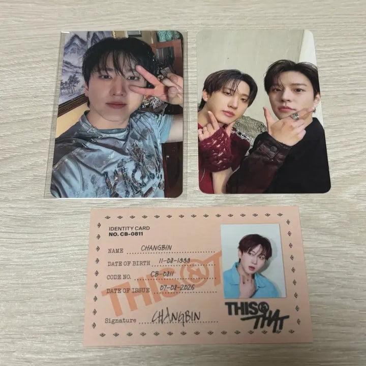 [BUNJANG] Stray Kids Changbin D.I.S.P.A.T.C.H. Album Photocard Set (3 Versions) / 스트레이키즈 스키즈 디스앤댓 앨범 창빈 포카 세트 3종 뮤플 특전 등