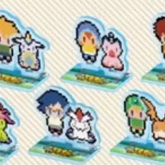[BUNJANG] Digimon Pixel Acrylic Stand Matadormon / 빌리지뱅가드 디지몬 픽셀 아크릴스탠드 메튜 파피몬