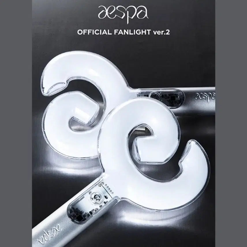 [BUNJANG] Aespa My Music Show Light Stick Version 2 + Photocard / 에스파 응원봉 버전2 양도 (+포카)