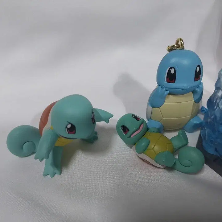 [BUNJANG] Pokemon Squirtle Figure 5-Set Moncolle Diorama Petanko Strap Gachapon Keychain / 포켓몬 꼬부기 피규어 5종 세트 몬코레 디오라마 페탄코 스트랩 가챠 몬콜레 키링