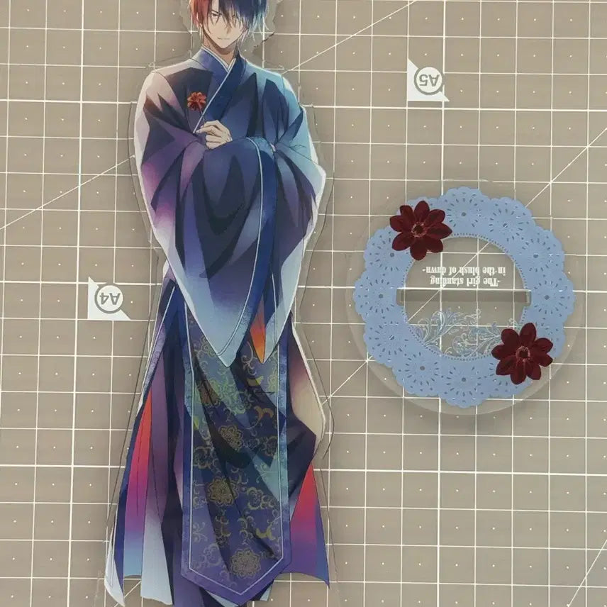 [BUNJANG] Dawn of Yeonhwa Hak Pastel Acrylic Stand / 새벽의연화 학 파스텔 아크릴 스탠드 (발판 살짝 헐거움)