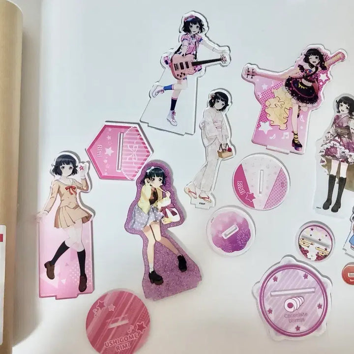 [BUNJANG] Bang Dream! Rimi Usami Mini Acrylic Stand &amp; Movie Poster Set / 뱅드림 리미 아크릴 스탠드 포스터