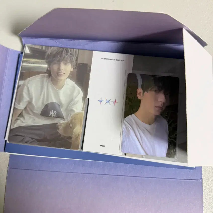 [BUNJANG] TXT (Tomorrow X Together) The Star Chapter: Sanctuary Album - Angel Version - Huening Kai / Soobin Photocard Bundle Set / 투바투 txt 별의장 생츄어리 앨범 엔젤 휴닝카이 버전 포카 수빈 일괄