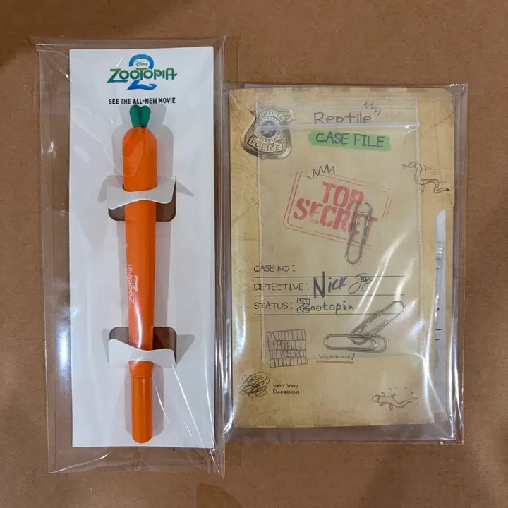 [BUNJANG] Zootopia Incident Files Exclusive Clip Pen Set / 주토피아 사건파일 특전