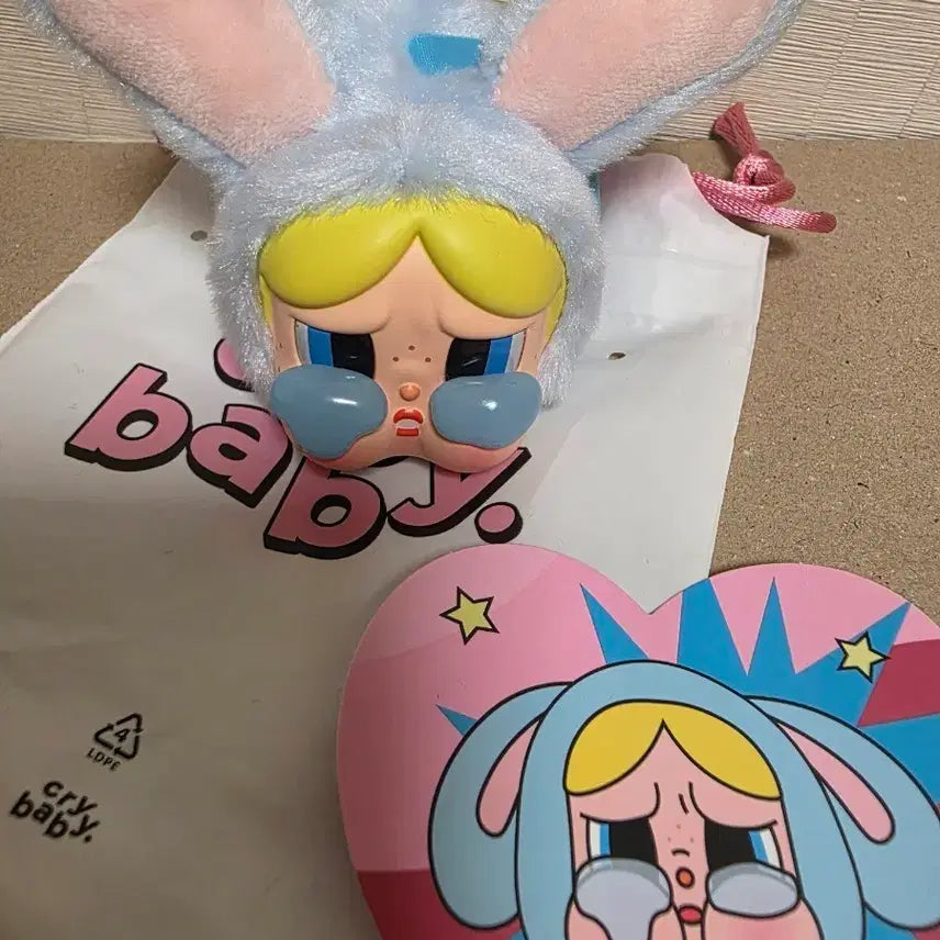 [BUNJANG] POP MART CryBaby Powerpuff Girls Bunny Bubble Figure / 팝마트 크라이베이비 파워퍼프걸 토끼 버블