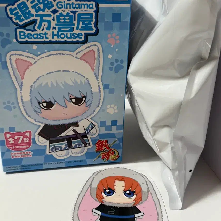 [BUNJANG] Gintama Gintoki &amp; Kagura Kamui Sealed Figure / 미개봉) 은혼 은부부 카무이