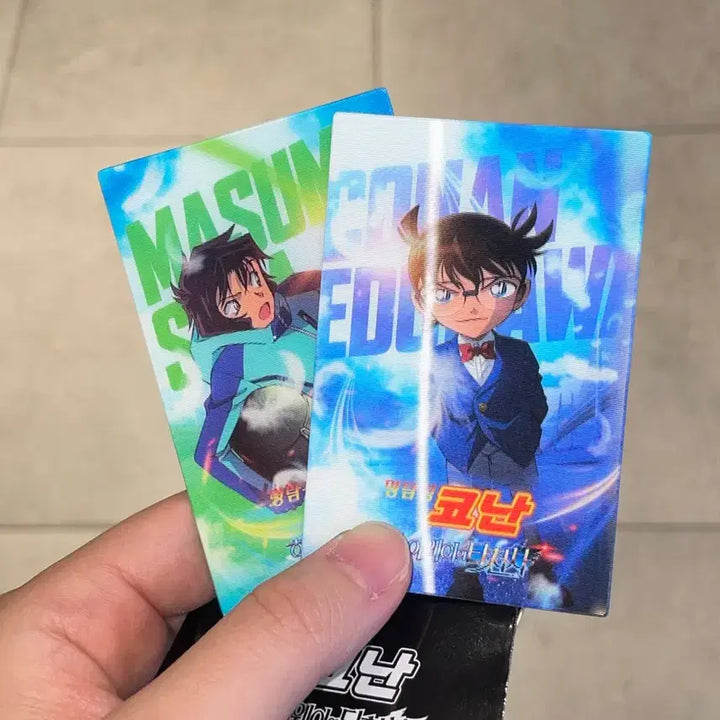 [BUNJANG] Detective Conan Highway Angel Lenticular Card Bundle (Conan + Sera) / 명탐정코난 하이웨이의 타천사 렌티큘러 카드 특전 코난+세라 일괄