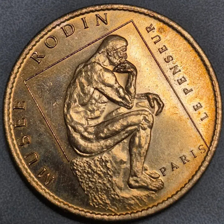 [BUNJANG] Musée Rodin The Thinker Medal / 로댕 미술관 생각하는 사람 메달  프랑스 국립. 조페국 발행 메달.