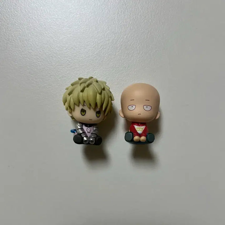 [BUNJANG] One Punch Man Fatto Wind-up Mascot Figure Gacha Vol. 2 Saitama &amp; Genos Bundle Set / 원펀맨 페탓토 태엽 마스코트 피규어 가챠 2탄 사이타마 제노스 일괄