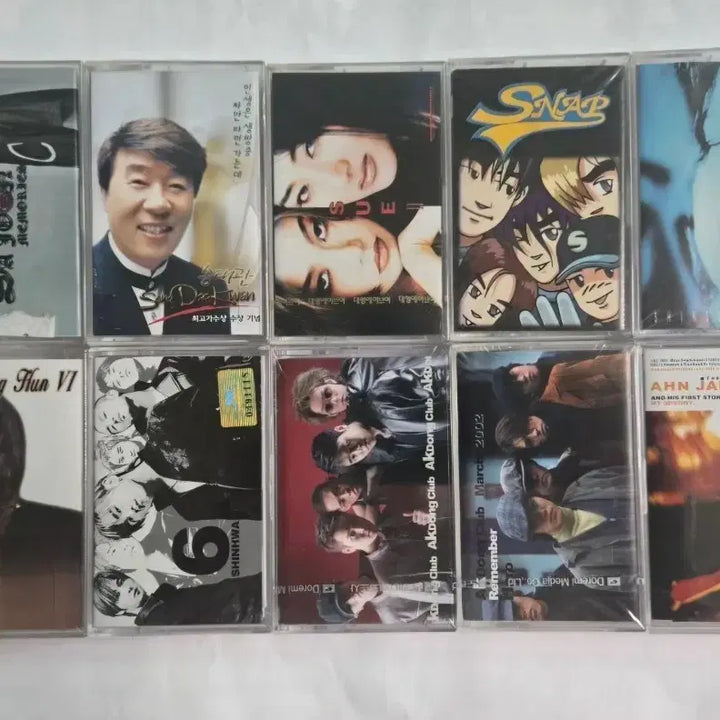 [BUNJANG] Various K-Pop Sealed Cassette Tape Bundle / (미개봉) 가요 미개봉 카세트테이프
