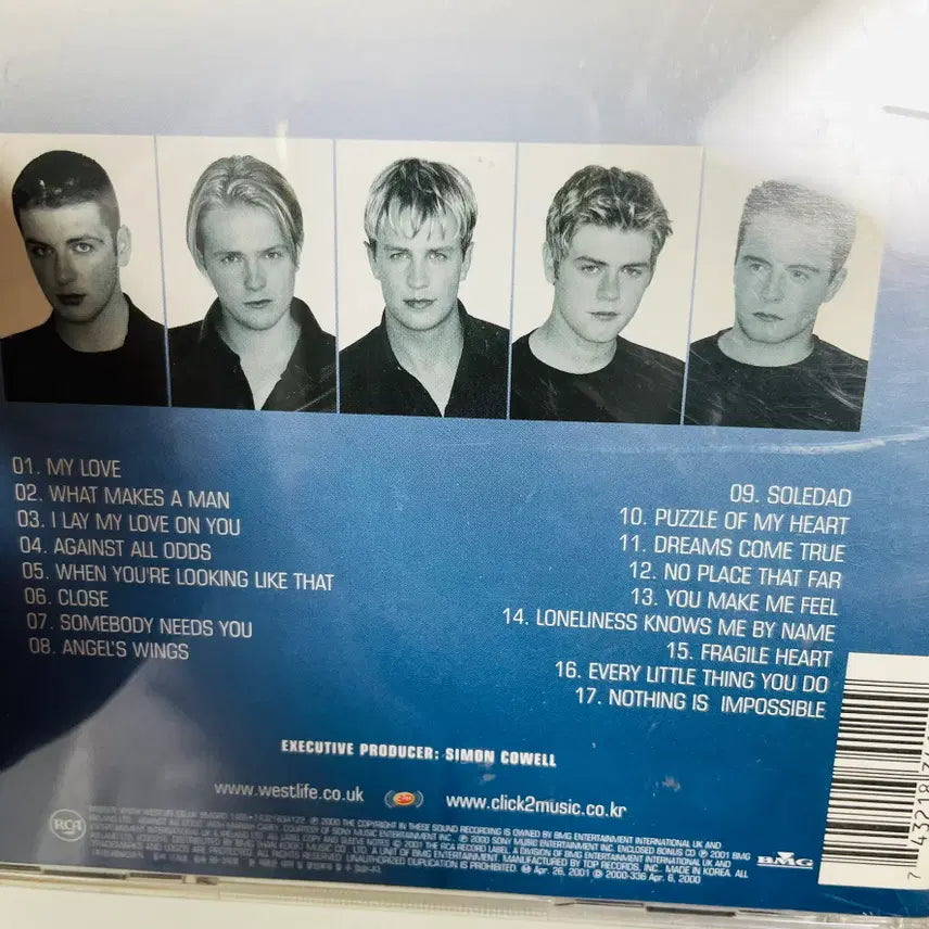 [BUNJANG] Westlife - Coast to Coast (2nd Full Album) / [중고음반/CD] 웨스트라이프 Westlife 2집 - Coast to Coast