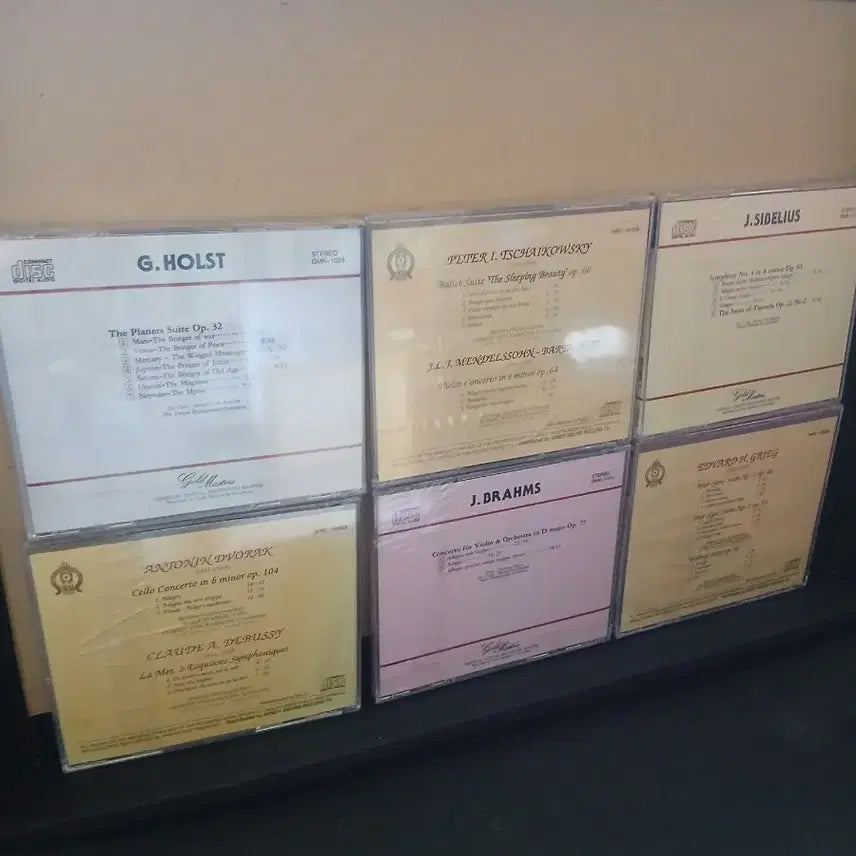 [BUNJANG] Unsealed Classical Music CD Bundle Set - 6 CDs / 미개봉 클래식 CD 6장 시벨리우스 드로르작 그리그 차이코프스키 브람스 멘델스존 드뷔시
