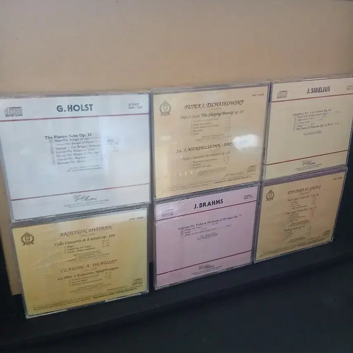 [BUNJANG] Unsealed Classical Music CD Bundle Set - 6 CDs / 미개봉 클래식 CD 6장 시벨리우스 드로르작 그리그 차이코프스키 브람스 멘델스존 드뷔시