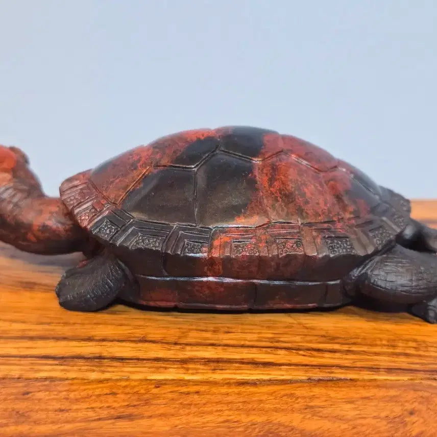 [BUNJANG] Bloodstone Turtle Mineral Stone / 26081401 좋은 기운을 내뿜는 붉은 계혈석 거북이 광물 수석 팝니다