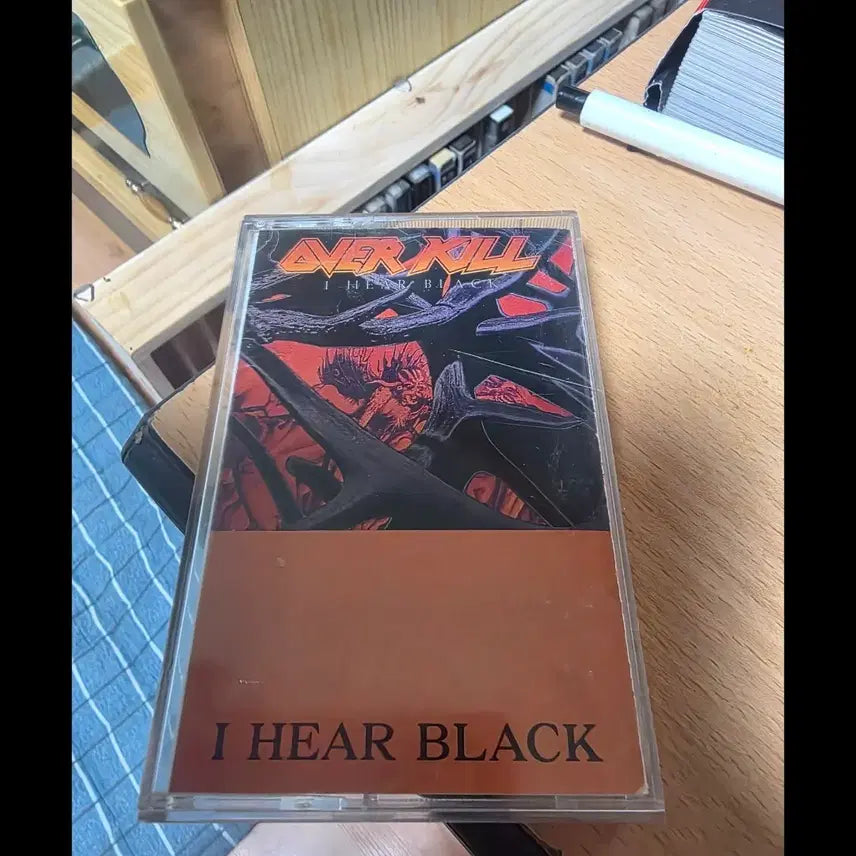 [BUNJANG] Overkill I Hear Black Cassette Tape / 오버킬 I HEAR BLACK 카세트 테이프
