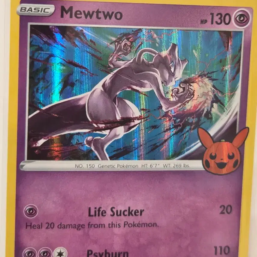 [BUNJANG] Pokémon Card Mewtwo Trick or Trade 056/172 (North American Halloween Promo) / "포켓통통"[영판/북미판/할로윈프로모] 포켓몬 카드 뮤츠 (Mewtwo / Trick or Trade 056/172)