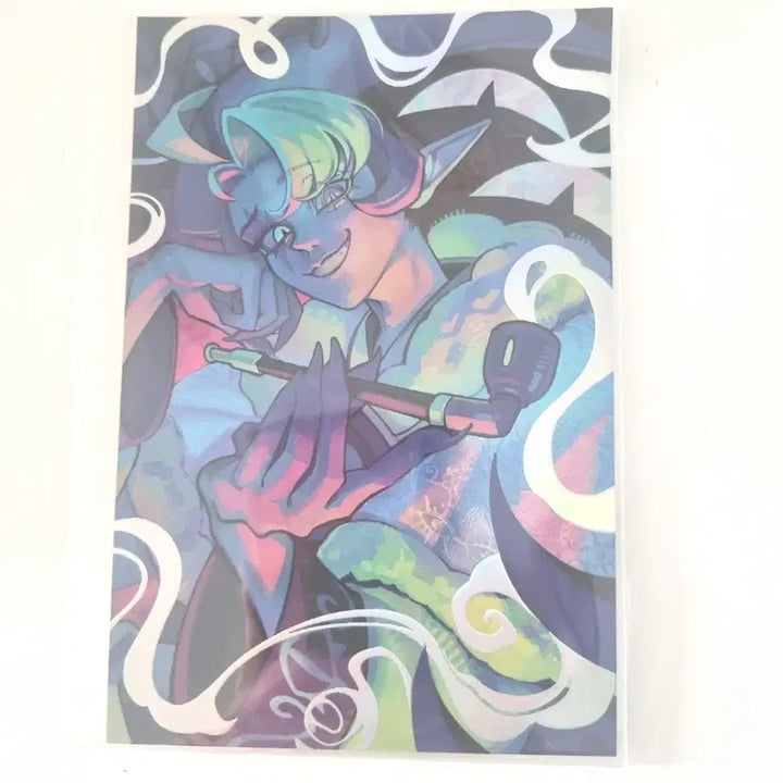 [BUNJANG] Shadow Milk Evil Eye Hologram Postcard / 쉐도우밀크 비공 엽서 쉐밀 홀로그램