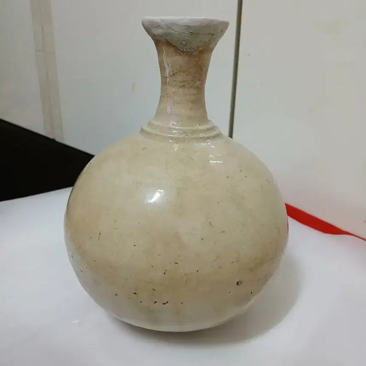 [BUNJANG] Antique White Porcelain Vase (Cheongsong Celadon) / 앤틱 도자기 화병 백자