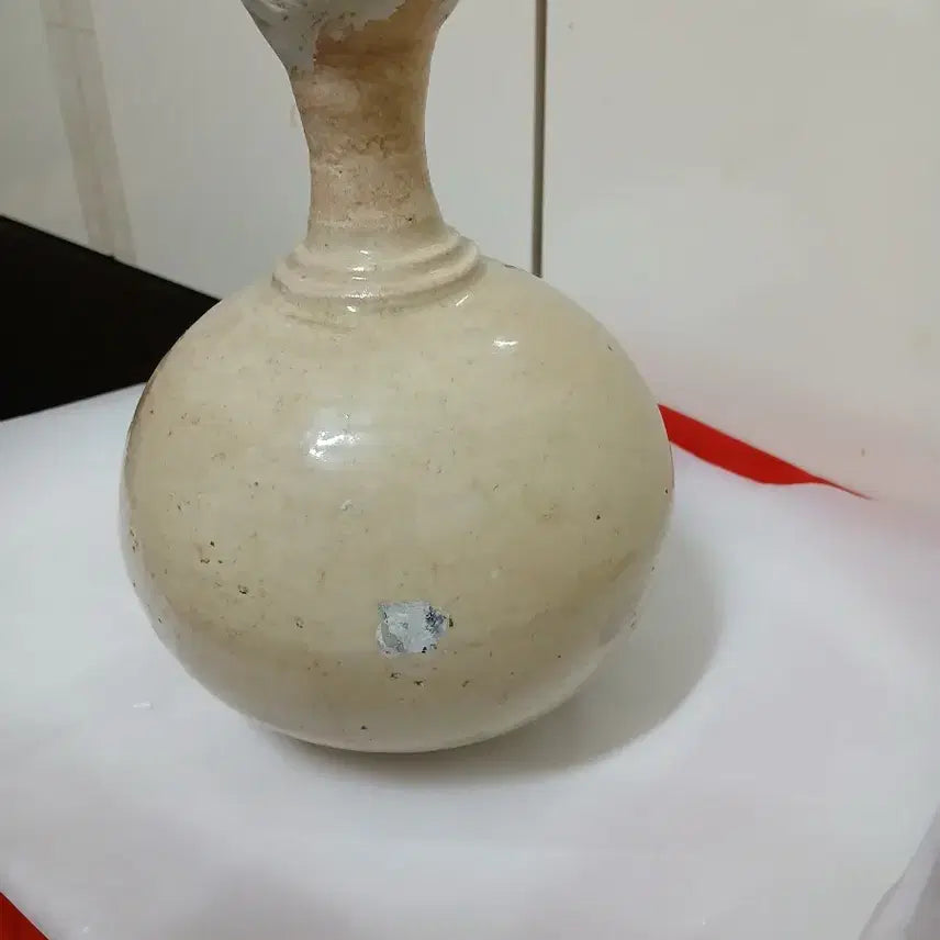 [BUNJANG] Antique White Porcelain Vase (Cheongsong Celadon) / 앤틱 도자기 화병 백자