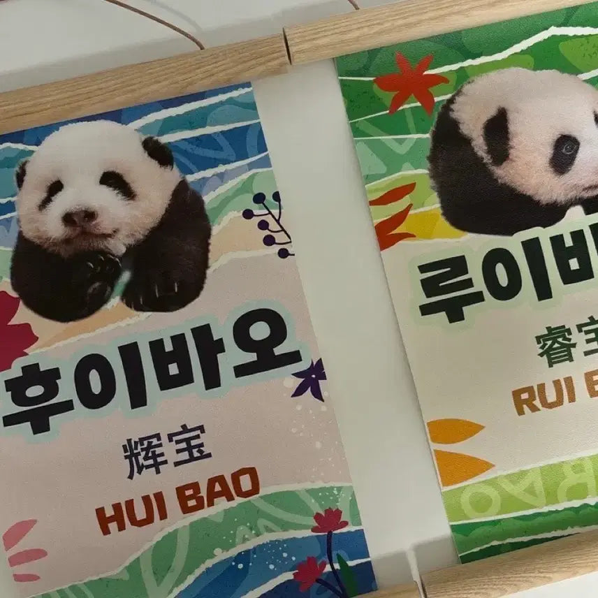 [BUNJANG] Rui Bao &amp; Hui Bao Scroll Bundle Set / 루이바오 후이바오 족자 일괄판매