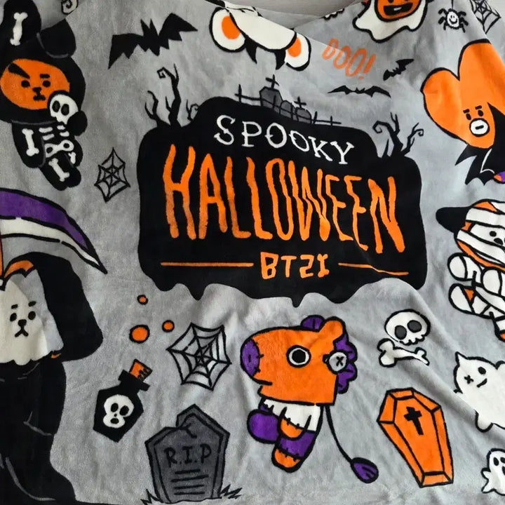 [BUNJANG] BT21 Halloween Blanket / BT21 할로윈 담요