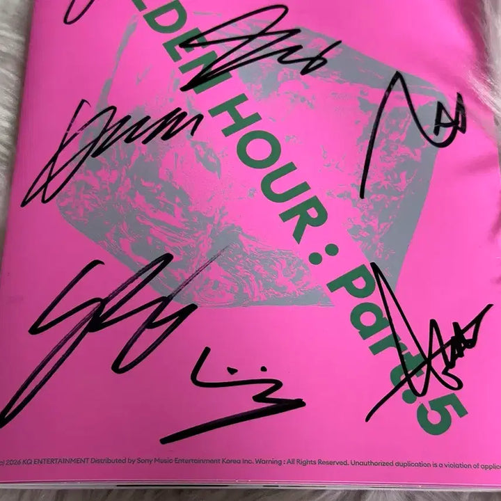[BUNJANG] ATEEZ GOLDEN HOUR : Part.5 Signed Album / 에이티즈 GOLDEN HOUR : Part.5 친필 싸인앨범