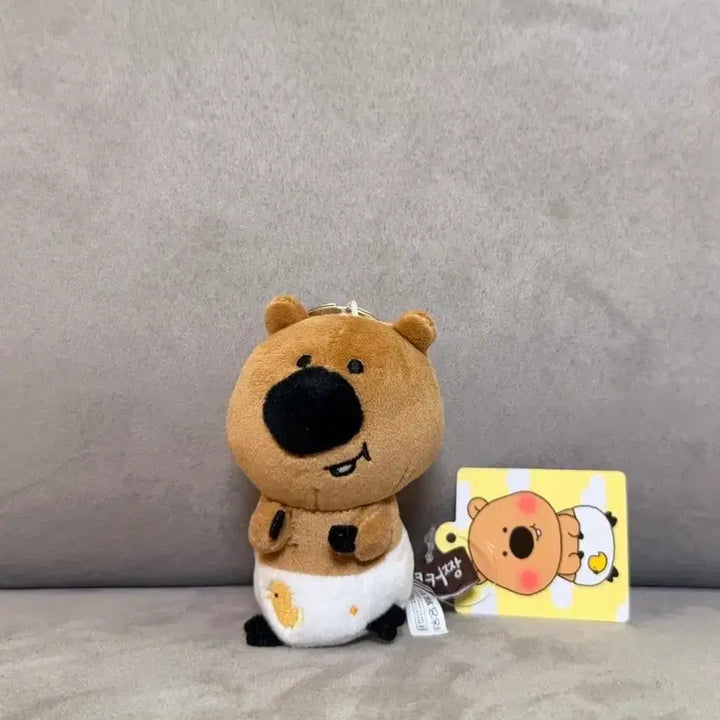 [BUNJANG] Authentic Baby Cokkerjang 8cm Keychain Plush Doll / 정품 베이비 코커짱 빤쮸 8cm 키링 인형