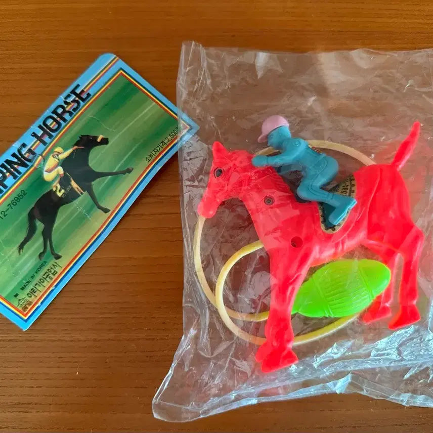 [BUNJANG] Korean Vintage Tin Wind-up Mouse &amp; Jumping Horse Racing Game Set / 국산 고전완구 점핑 호스 경마게임 / 양철 태엽 쥐 2점 일괄