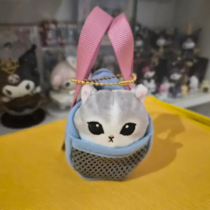 [BUNJANG] Mopse Sand Cat Plush Bag Charm / 모프샌드 인형 키링 가방