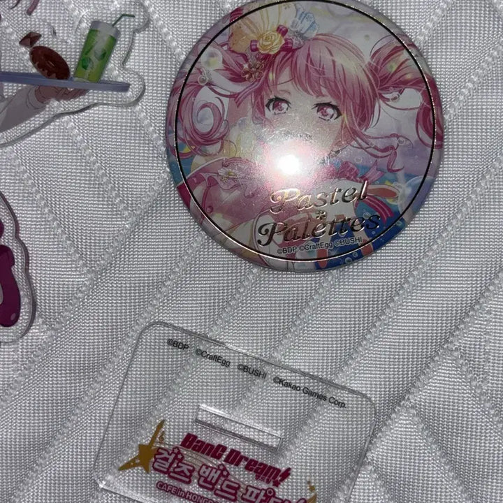 [BUNJANG] Bang Dream Maruyama Aya Hongdae Dungeon Acrylic Stand &amp; Can Badge Bundle Set / 뱅드림 마루야마 아야 홍대던전 아크릴스탠드 캔뱃지 일괄