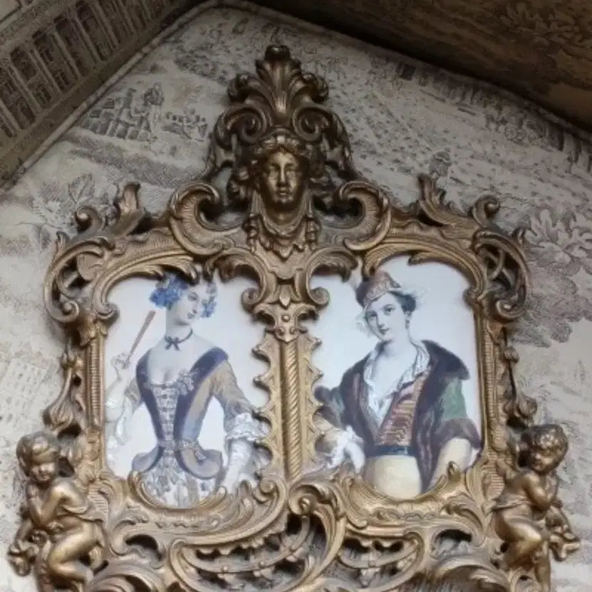 [BUNJANG] Antique French Bronze Painting Frame / 프랑스 앤틱 브론즈 명화 액자