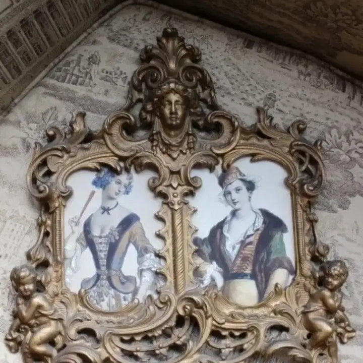 [BUNJANG] Antique French Bronze Painting Frame / 프랑스 앤틱 브론즈 명화 액자